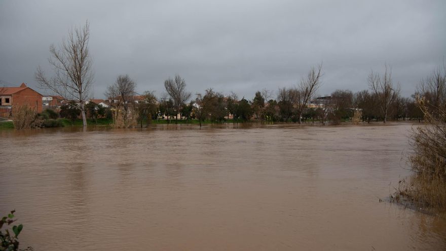 Inundaciones en el municipio ciudadrealeño de El Robledo.