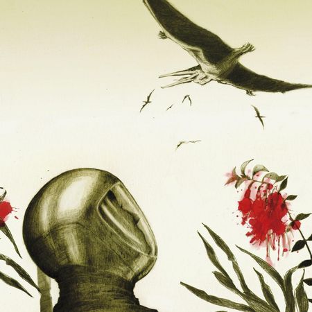 Ilustración de Elena Ferrándiz para 'Un sonido atronador'. Nórdica Libros.