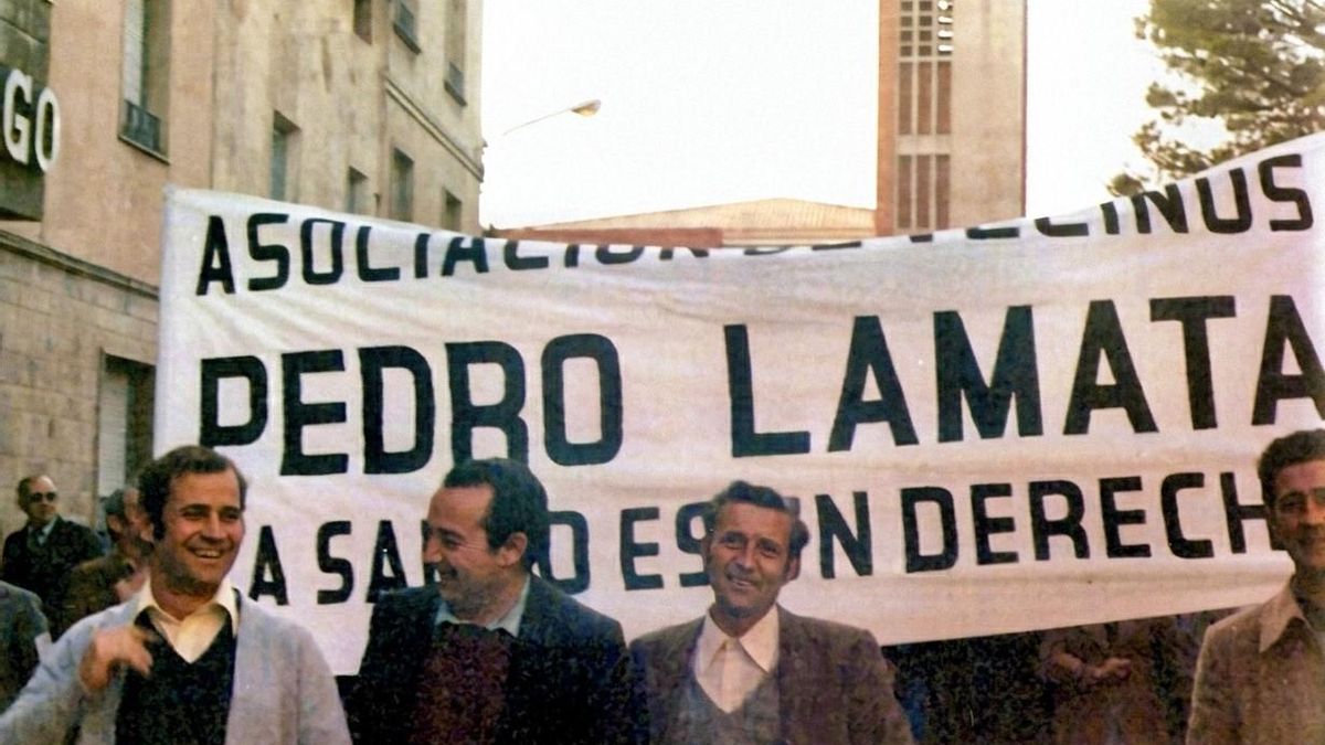 Manifestación de la Asociación de Vecinos de Pedro Lamata, en Albacete