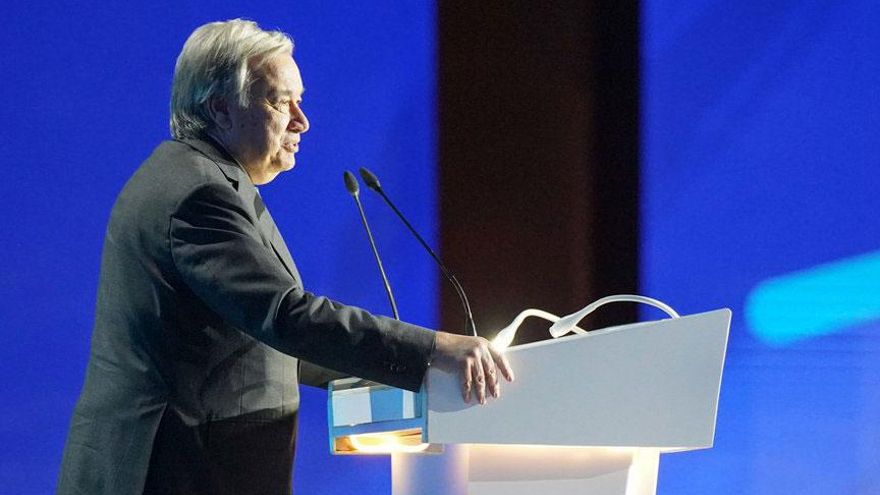 António Guterres: "Se ha roto la confianza entre el Norte y el Sur" en la Cumbre del Clima