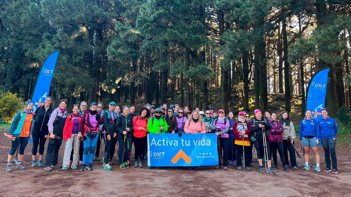 Participantes en la Jornadas Mujeres y Deporte del Cabildo de Tenerife