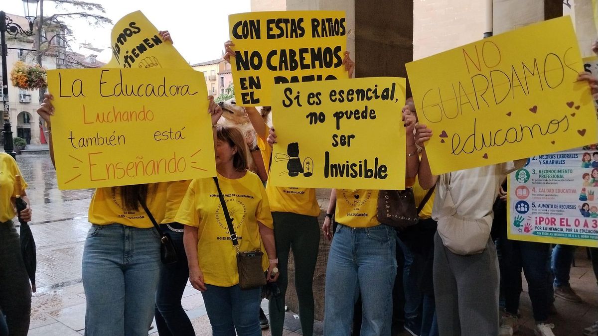 Las profesionales de educación infantil piden una bajada de ratios en La Rioja