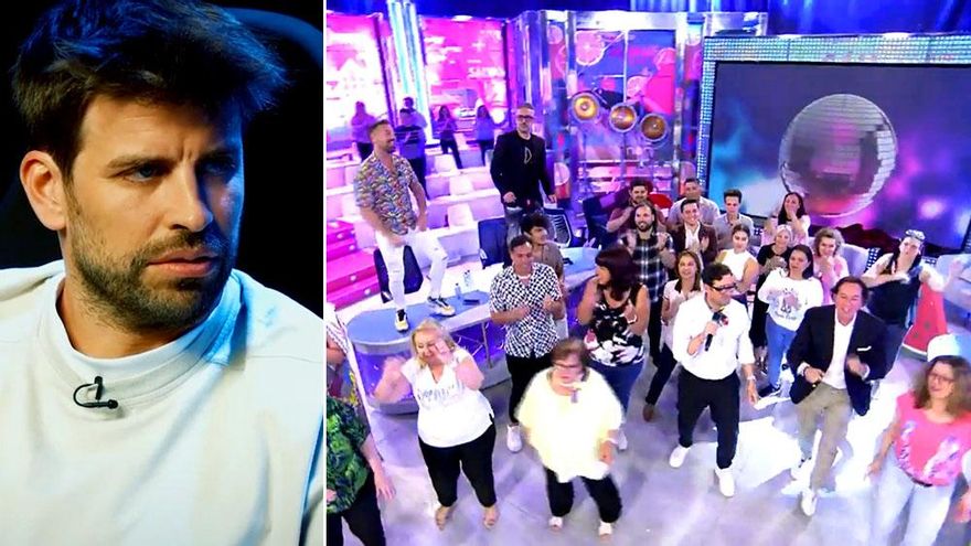 'Sálvame' responde a Piqué con una fiesta en plató a ritmo de Shakira
