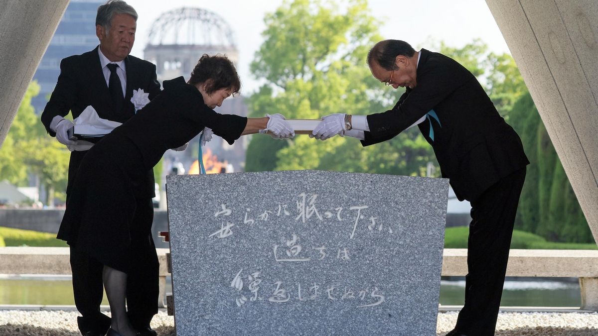 Hiroshima pide poner fin a las armas nucleares en el 80 aniversario del bombardeo