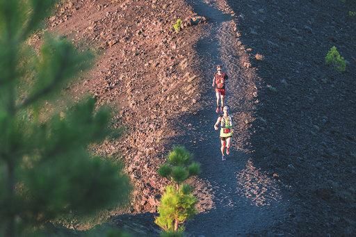 Corredores de la Transvulcania Naviera Armas 2019. Foto: VAN MARTY