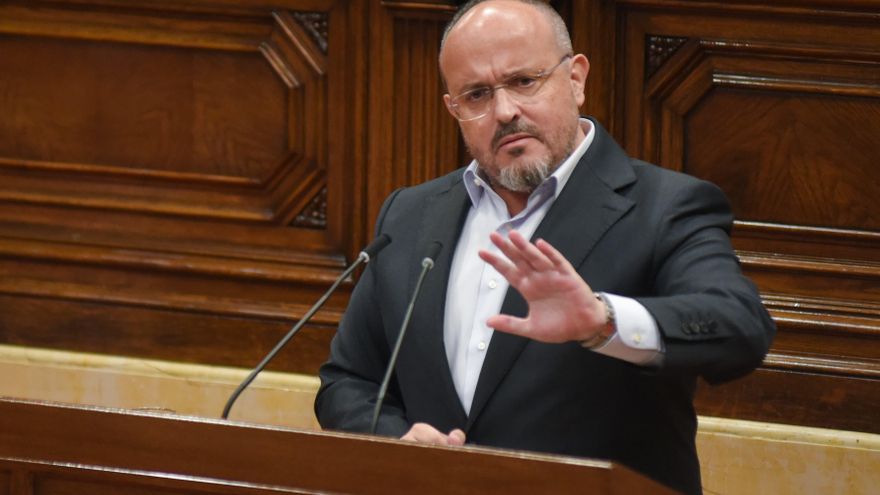 Alejandro Fernández (PP) en el pleno de este jueves