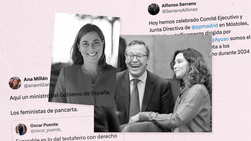 El equipo de Ayuso tuiteaba contra los "feministas de pancarta" mientras buscaba acallar a la concejala de Móstoles