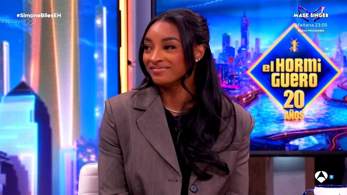 Simone Biles reivindicó en 'El Hormiguero' la importancia de la salud mental: "Sigo en terapia y funciona"