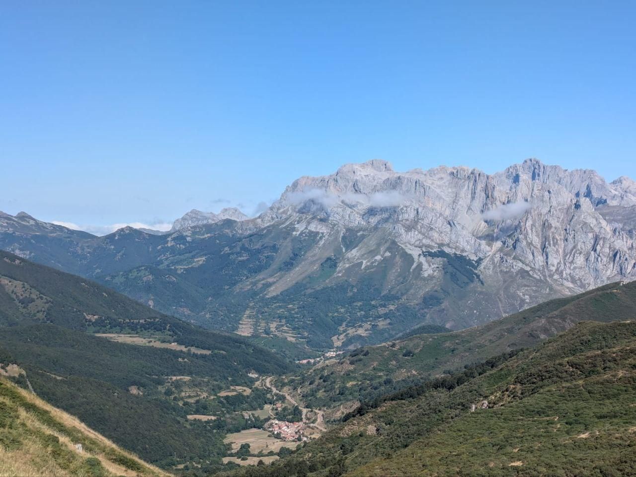Vista actual de Picos de Europa.