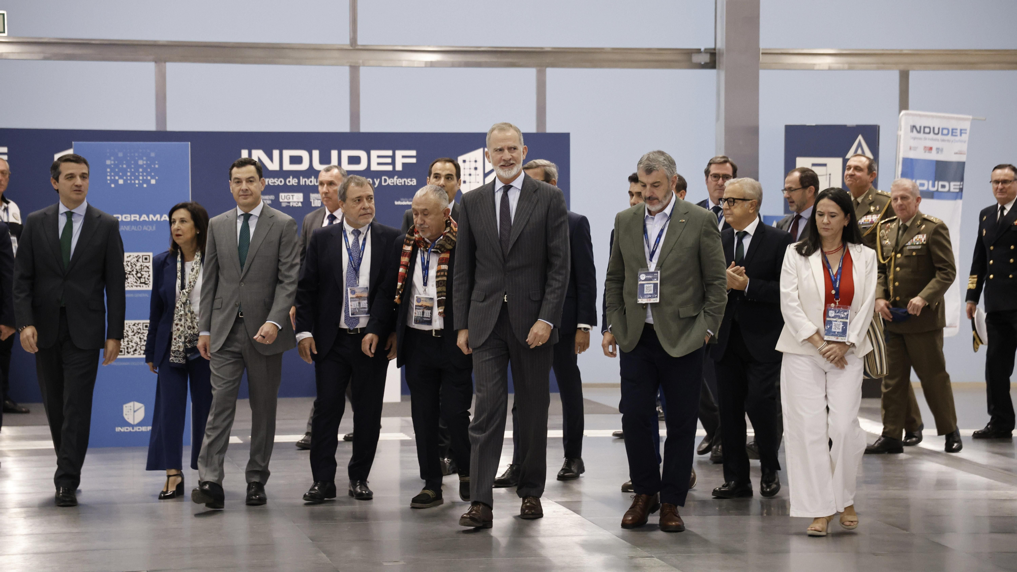 El Rey Felipe VI asiste a la jornada de clausura del Foro Indudef