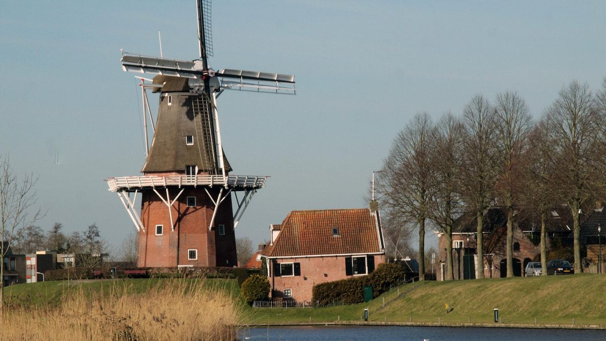 Los molinos son una de las señas de identidad de Dukkum.