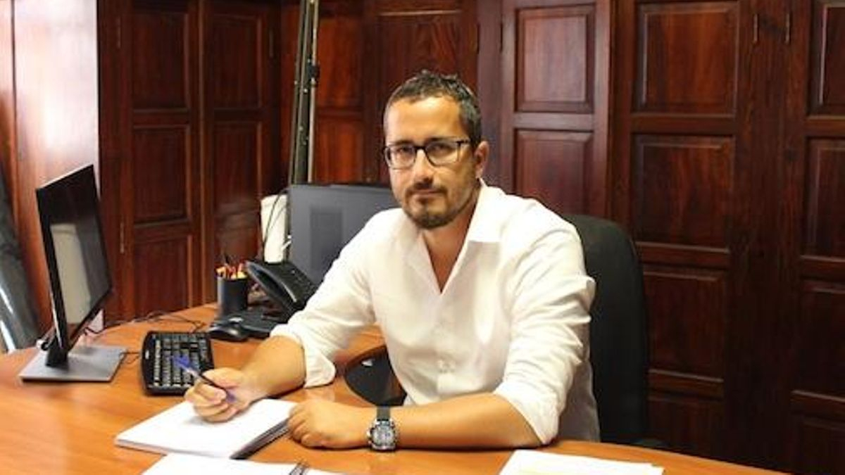 Bernardo López,  concejal de Urbanismo de Santa Cruz de La Palma.
