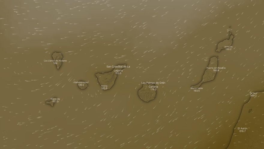 Canarias recibe un intenso e "inusual" episodio de calima