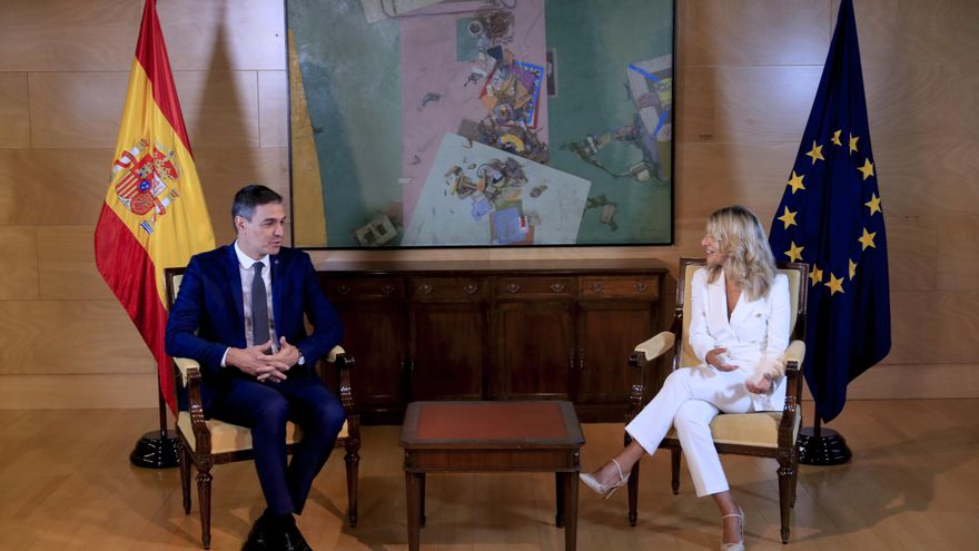 PSOE y Sumar ultiman los detalles para anunciar esta misma semana el acuerdo de coalición