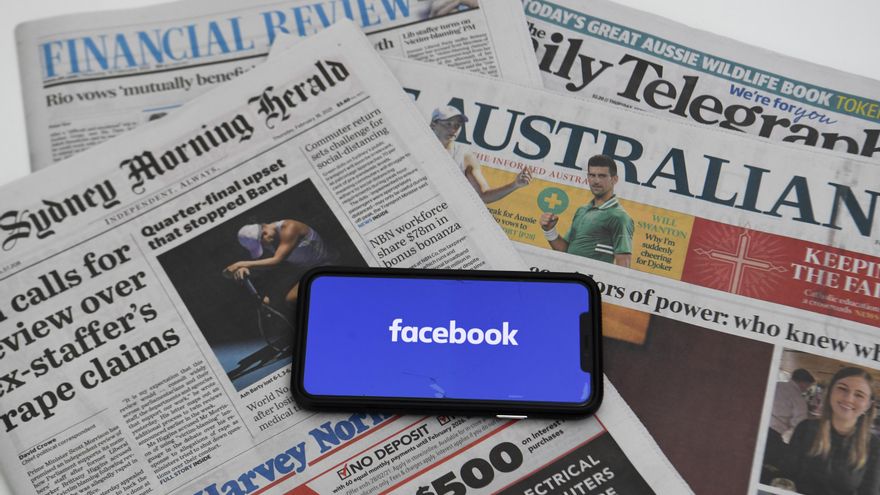 Facebook acuerda con tres editores australianos el pago por noticias