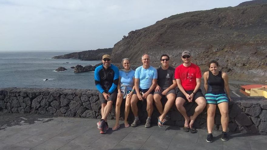 Grupo multidisciplinar de trabajo que estudia los efectos de la acidificación en la costa de La Palma. (CEDIDA)