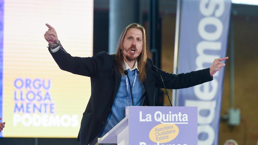 El secretario de Organización y portavoz de Podemos, Pablo Fernández.