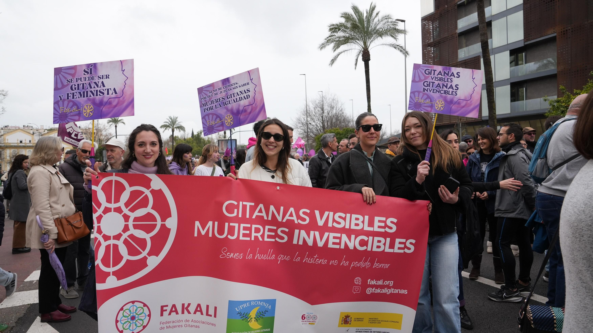 La manifestación del 8M, en imágenes