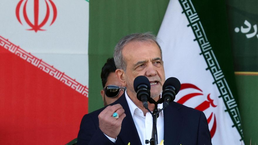 El presidente de Irán, Masud Pezeshkian, en una imagen de archivo. EFE/EPA/ABEDIN TAHERKENAREH