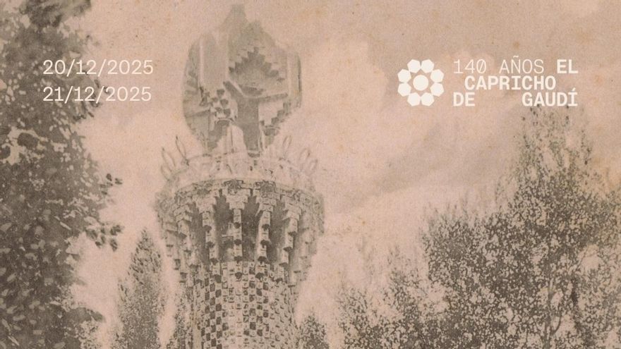 Imagen antigua de El Capricho de Gaudí