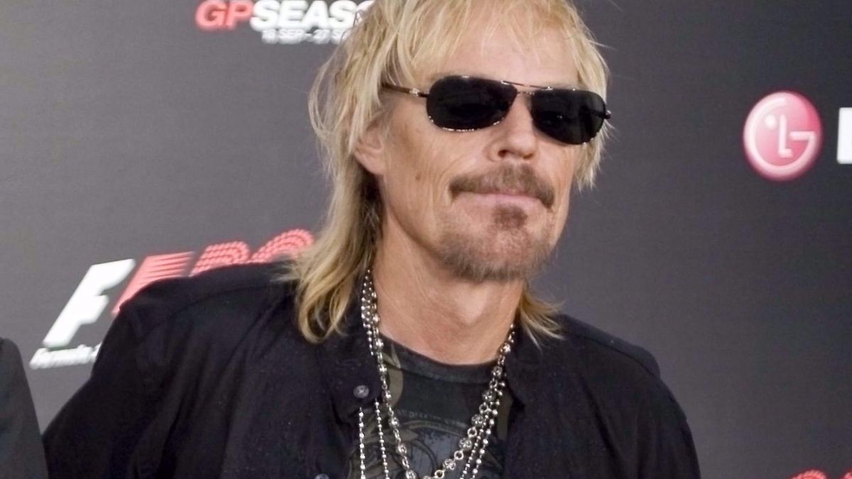 Fotografía de archivo baterista del trío texano ZZ Top Frank Beard