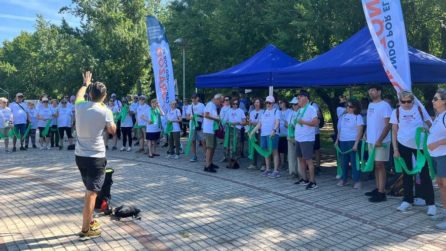 Los participantes han hecho ejercicios en el Parque del Príncipe