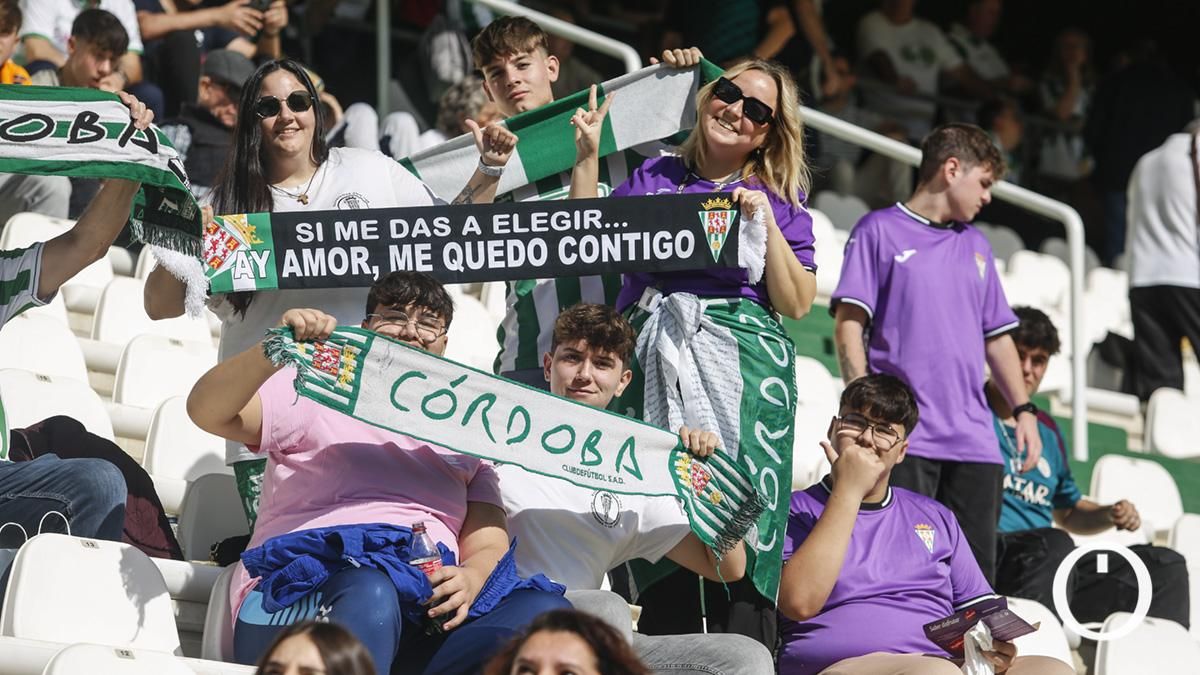 Grada Blanquiverde del Córdoba CF - CD Castellón