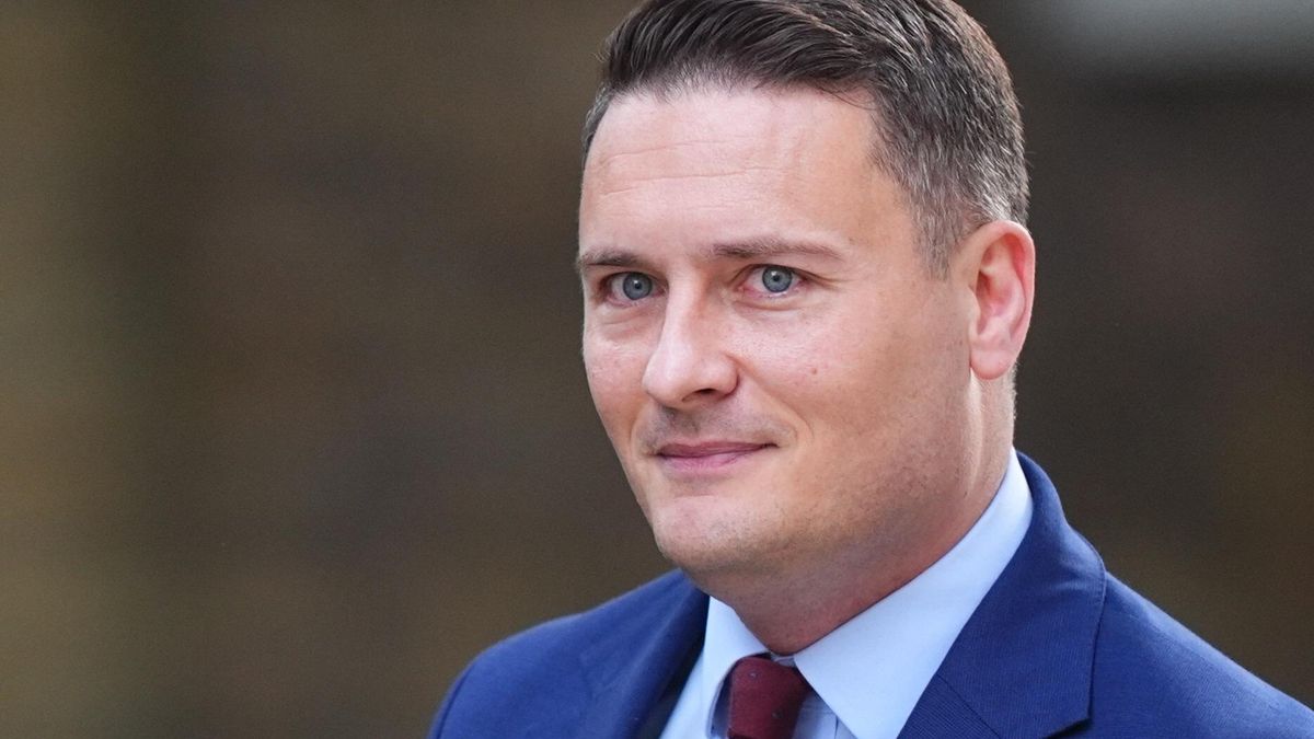 Wes Streeting, el exministro británico de Sanidad, este miércoles en Downing Street, en Londres.