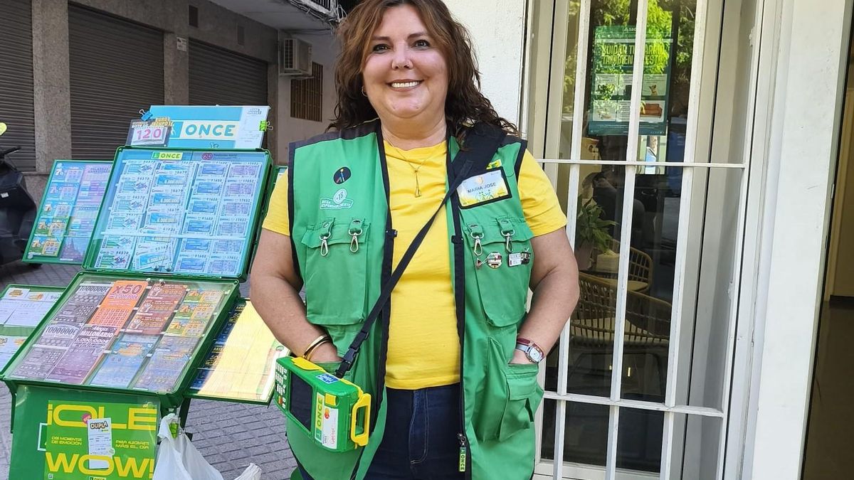 María José Cendrero, la vendedora de Fátima.