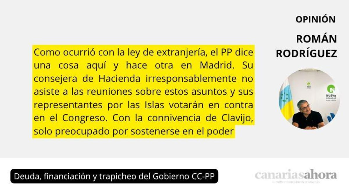 Deuda, financiación y trapicheo del Gobierno CC-PP