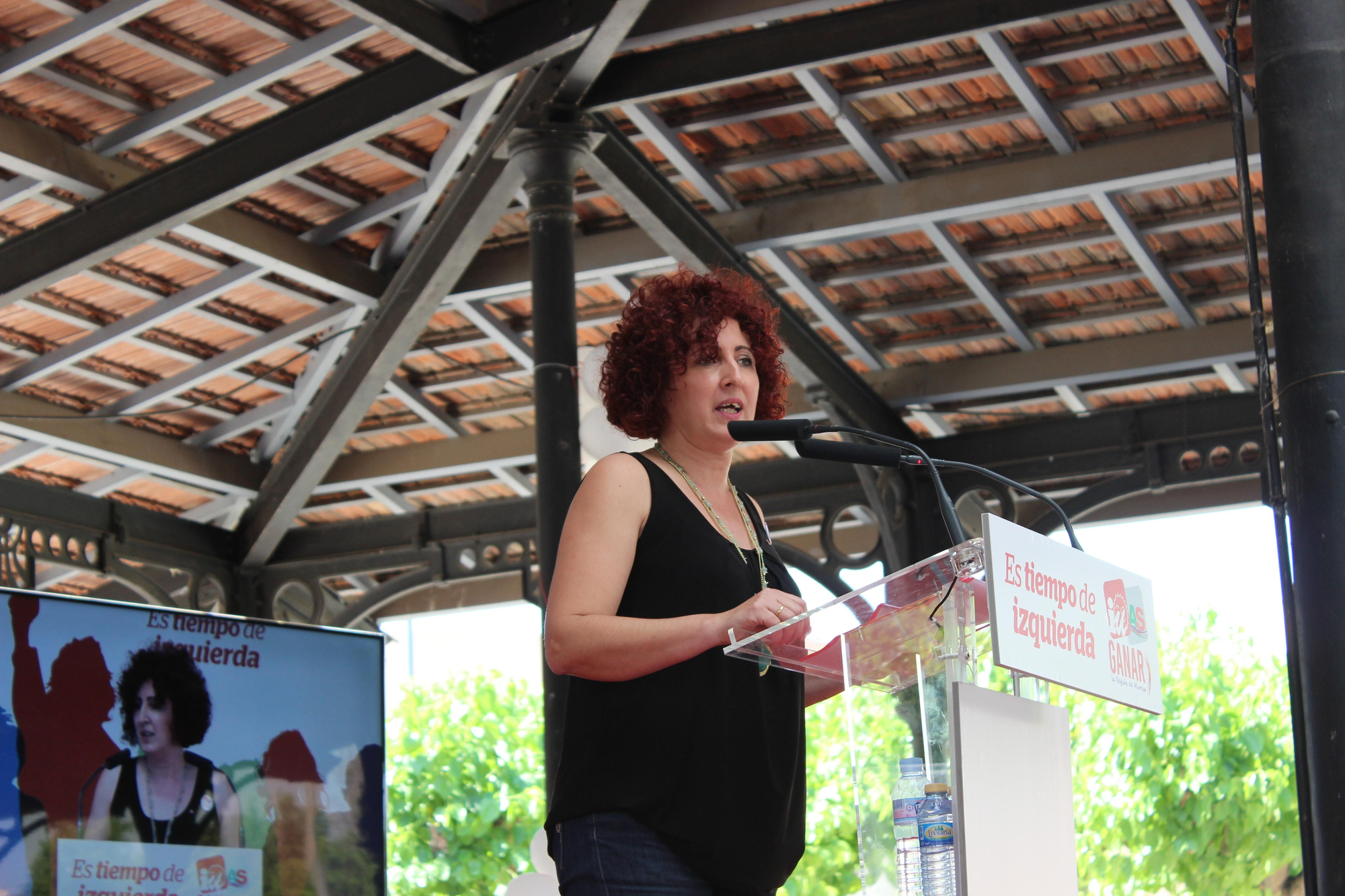 Candi Marín durante el acto de Ganar la Región de Murcia / PSS