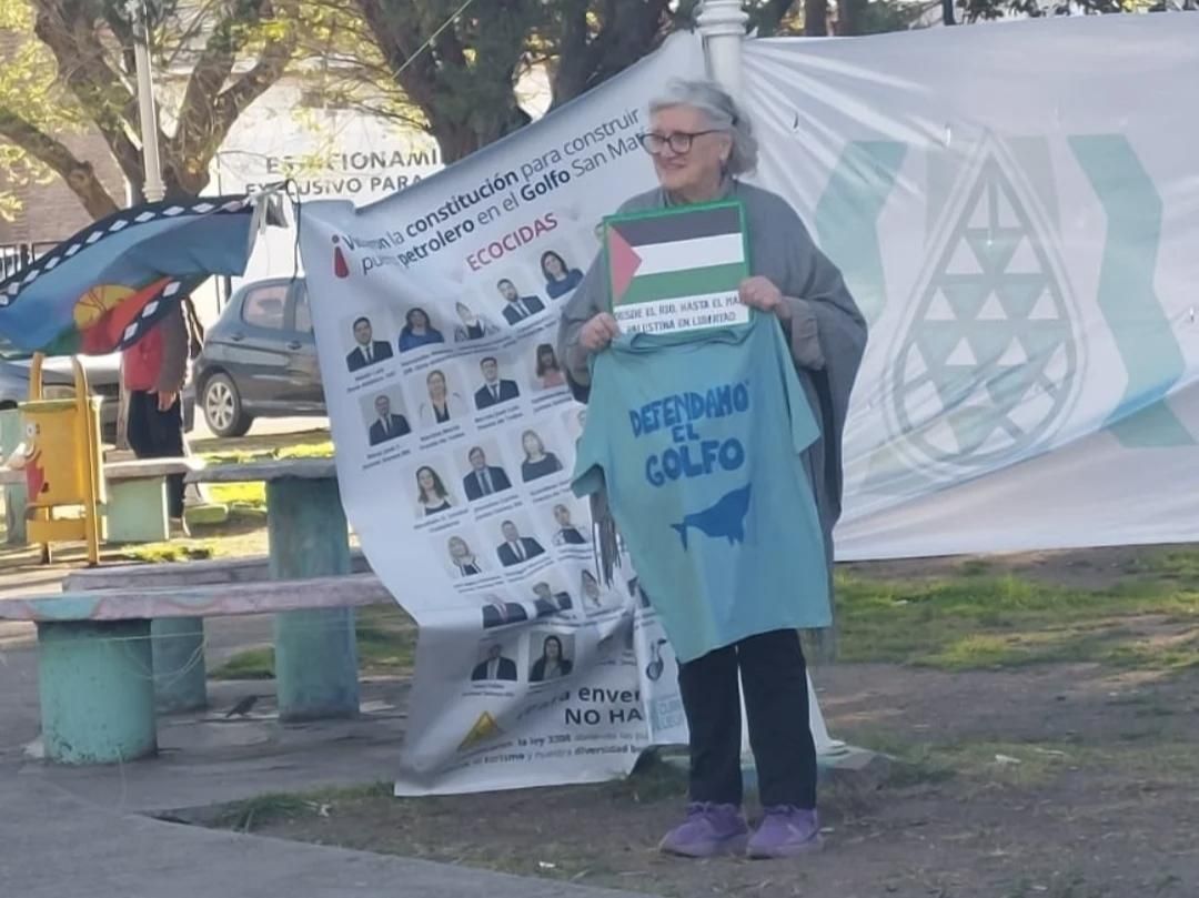 Raquel Perier, bióloga y activista medioambiental, durante su participación en la "audiencia del Pueblo" del pasado 13 de septiembre.