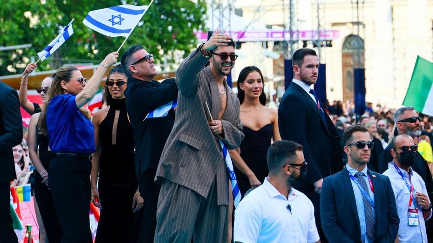 Israel se pasea por Eurovisión 2026 con más seguridad, encuentro con una bandera palestina y plantón a la prensa