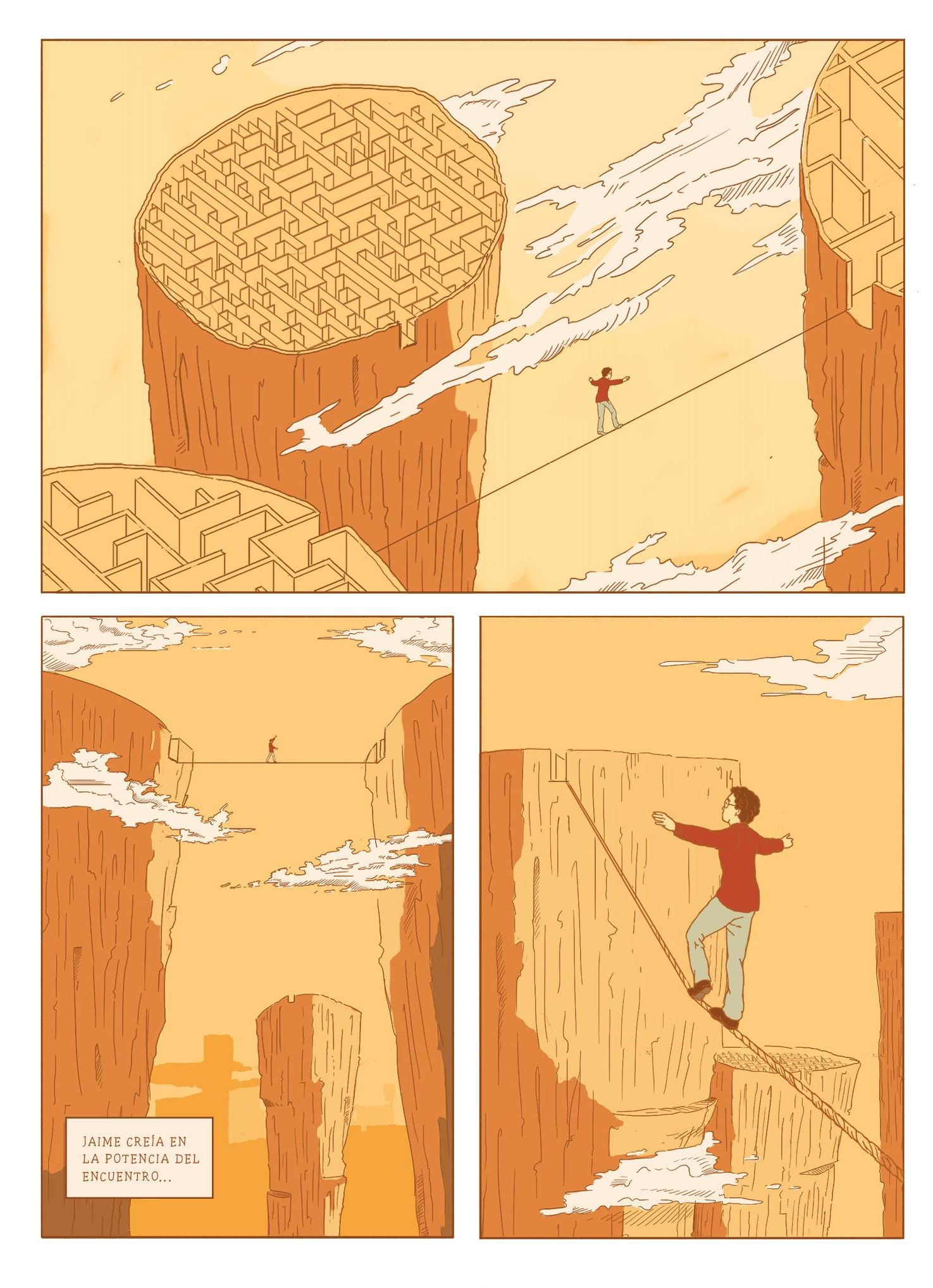 Página de 'Yo quiero no morir', cómic sobre Jaime Garzón