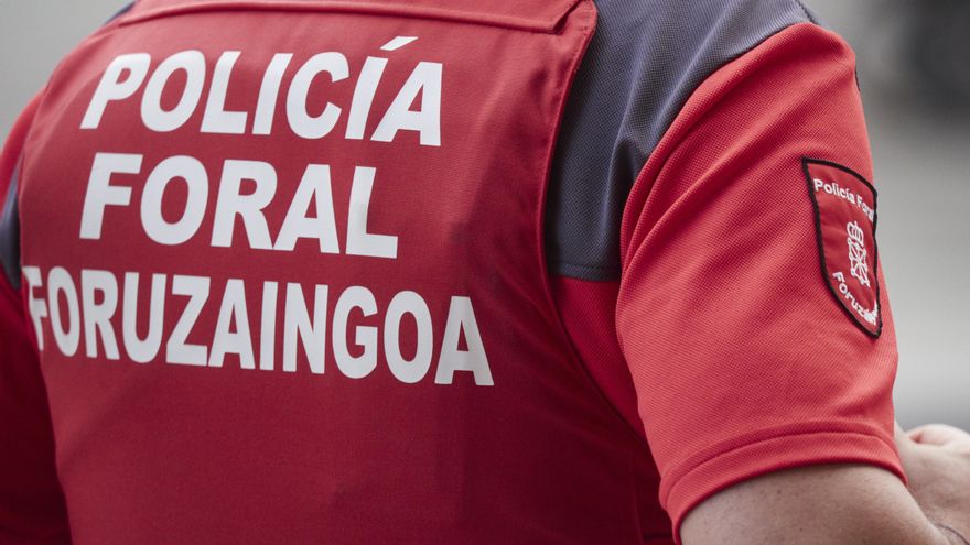 Un agente de la Policía Foral de Navarra