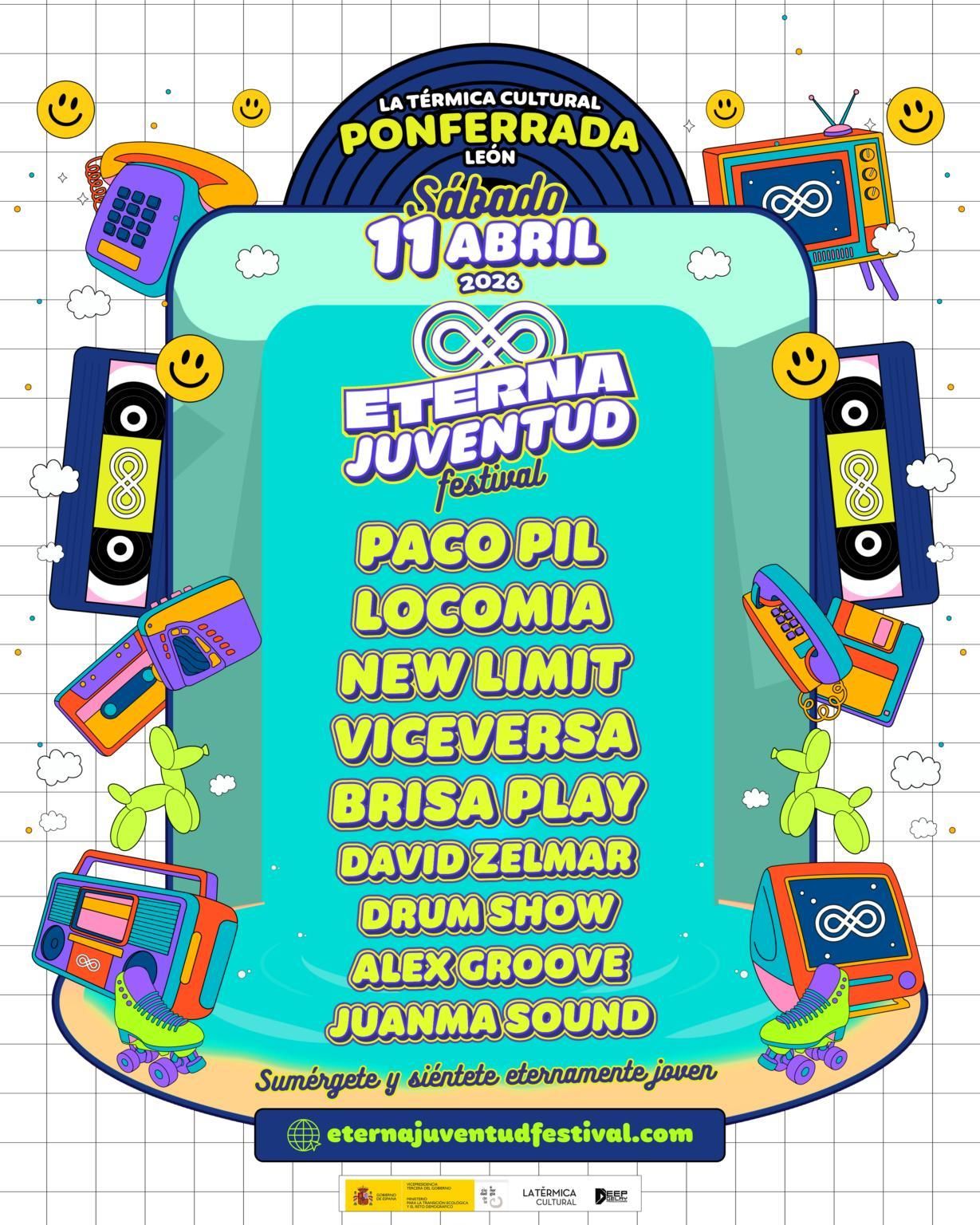 Cartel del festival Eterna Juventud.