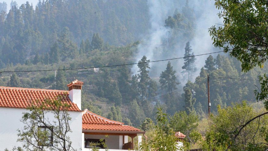 Evolución del incendio de La Palma.
