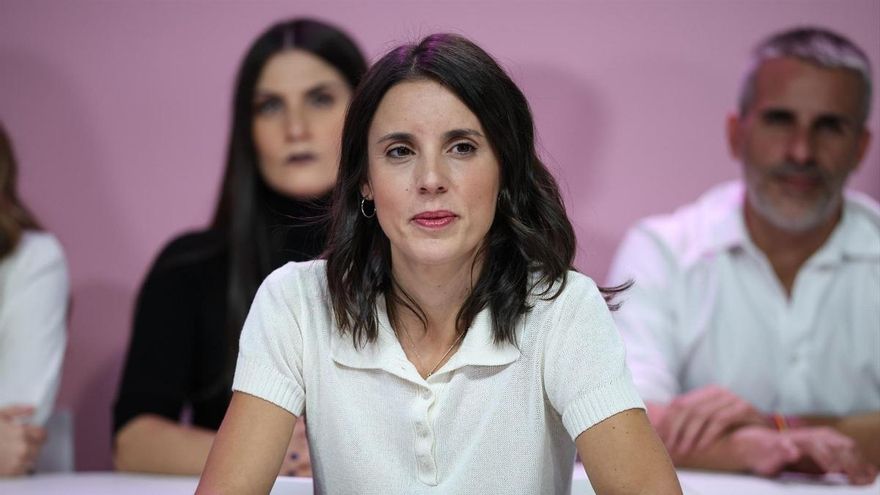 La secretaria política de Podemos y eurodiputada, Irene Montero, durante el Consejo Ciudadano Estatal de Podemos, en la Sede de Podemos, a 17 de octubre de 2026, en Madrid (España).