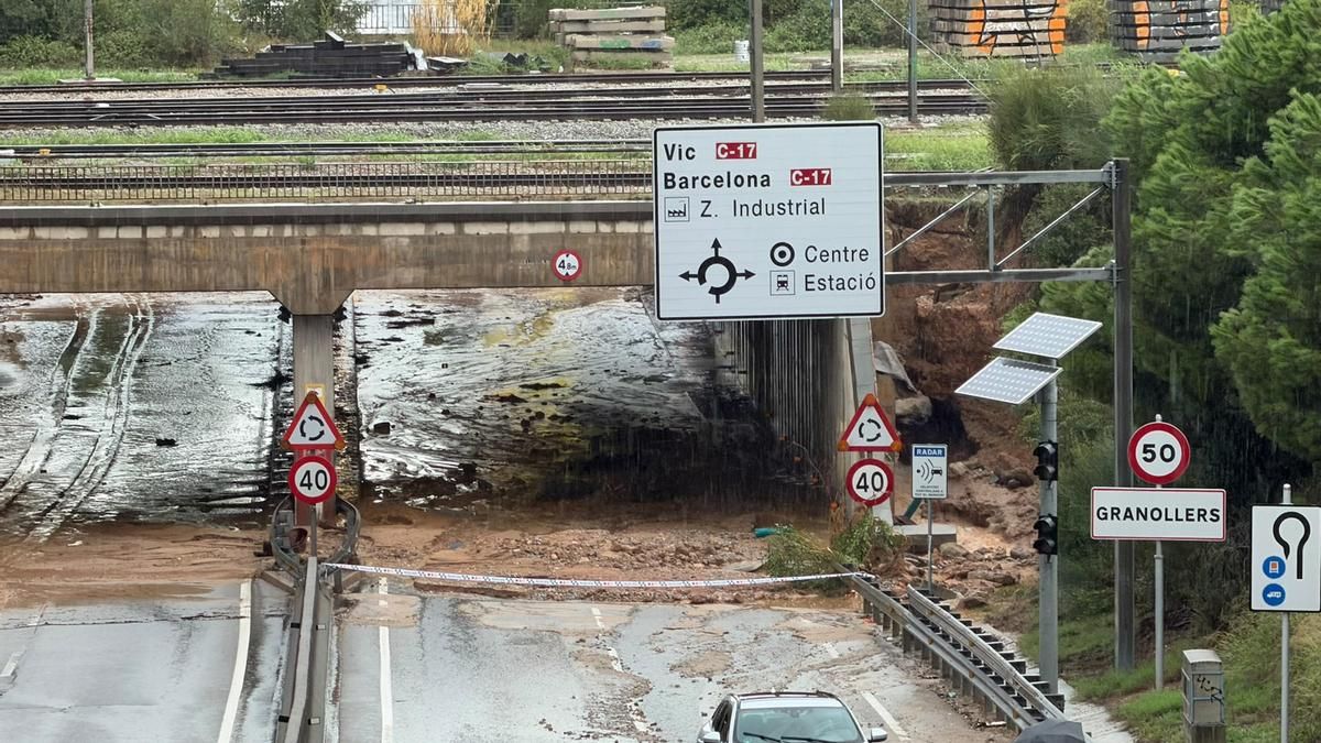 Catalunya restringe la movilidad por el temporal en siete comarcas y pide confinarse en el Vallès Oriental