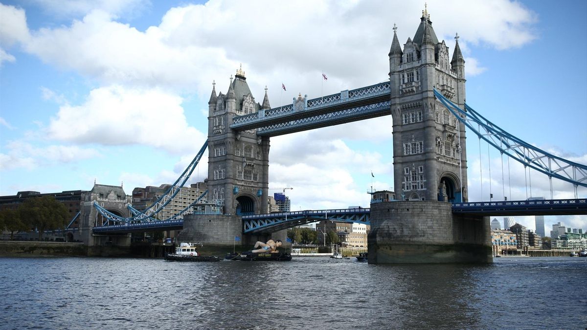 El río Támesis, a su paso por Londres