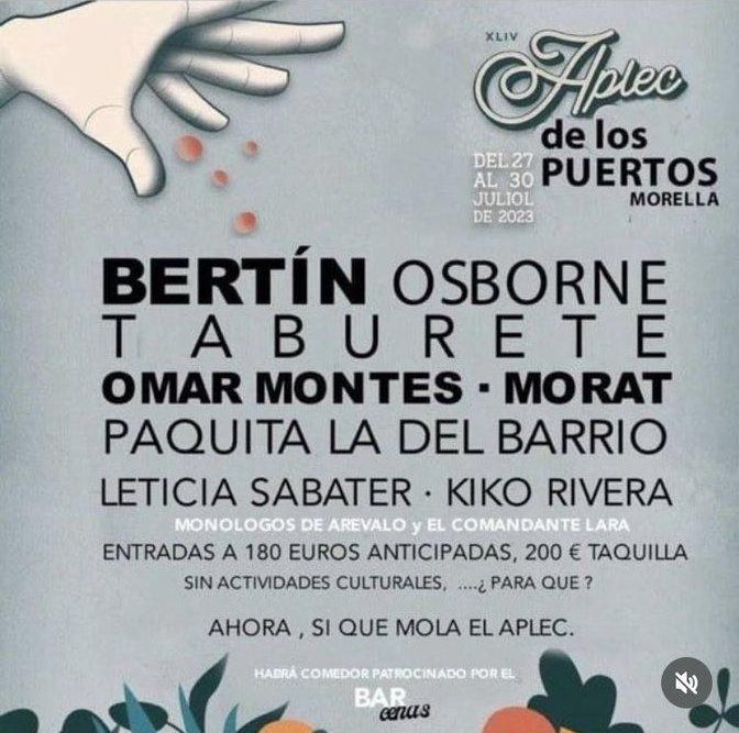 Cartel fake del Aplec des ports que se popularizó por redes sociales