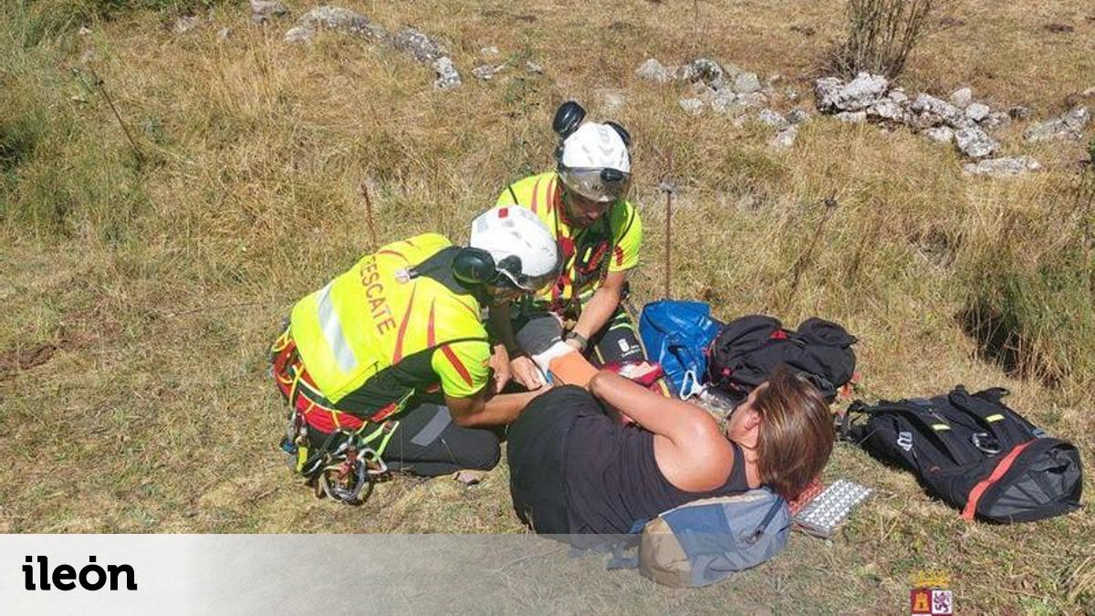 Rescatan con helicóptero a una senderista que se lesionó un tobillo en ...