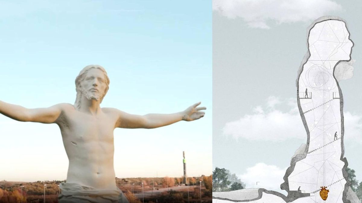Boadilla del Monte quiere un Cristo Redentor más alto que el Corvovado de Brasil, que costaría 16 millones, y las redes lo tildan de "blasfemo"