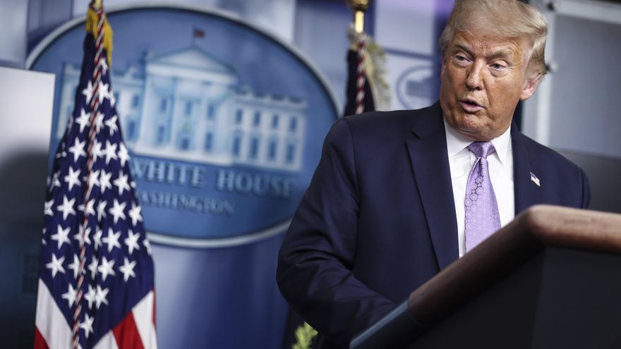 En la imagen, el presidente de EE.UU., Donald J Trump. 