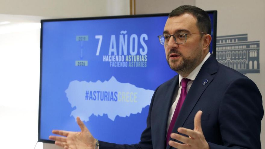 Barbón hace balance de siete años de gobierno en Asturias: "Estamos construyendo un nuevo paisaje económico"