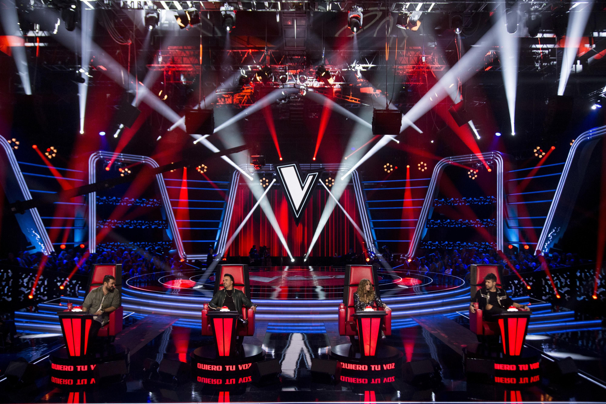 Fotogalería: los coaches de La Voz de Antena 3, en acción en plató