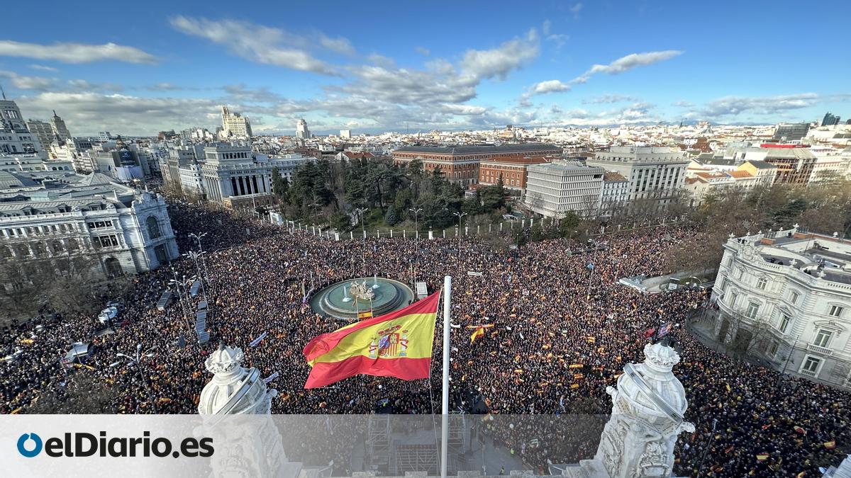 Decenas de miles de personas protestan en Madrid contra el “plan oculto ...