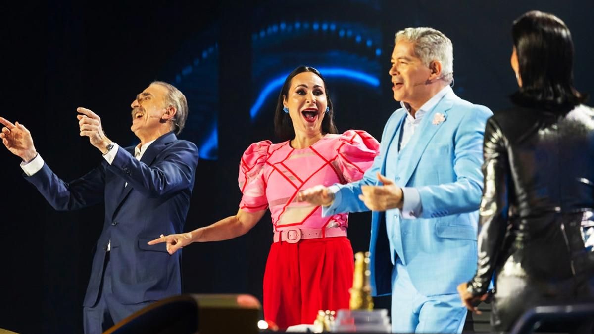 Juan y Medio, Ana Milán, Boris Izaguirre y Ruth Lorenzo en la tercera gala de 'Mask Singer 5'