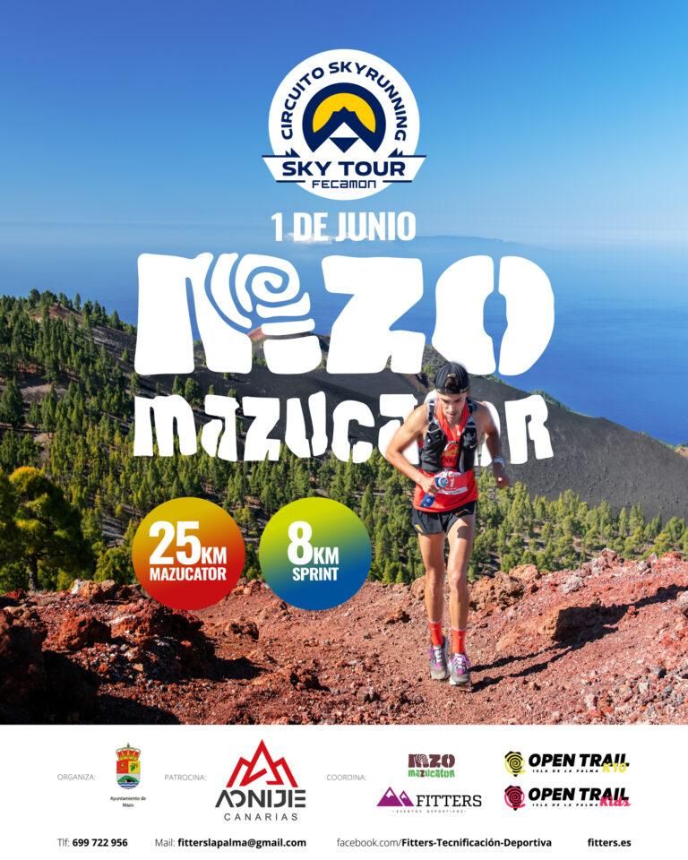 Cartel de la 13ª carrera de montaña ‘Mazucator Trail’.