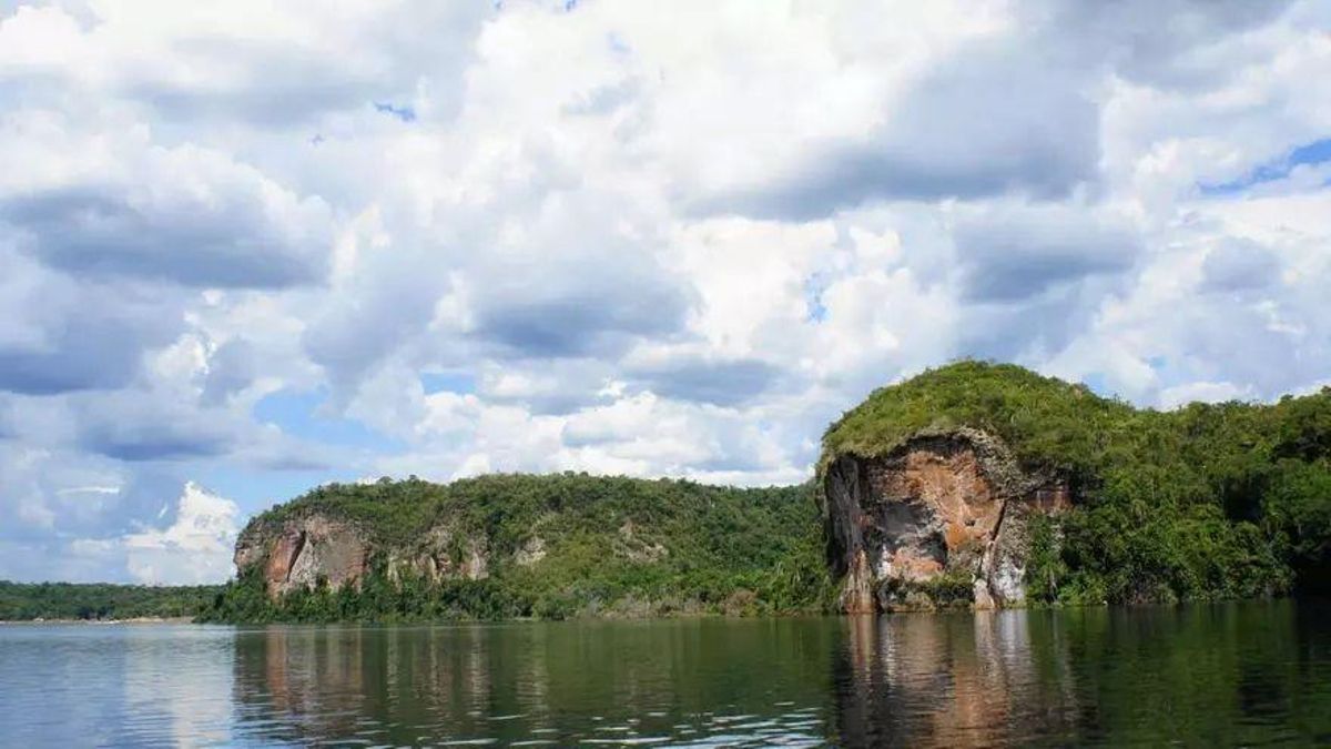 Postal del río Paraná en la provincia de Misiones. Foto: archivo elDiarioAR